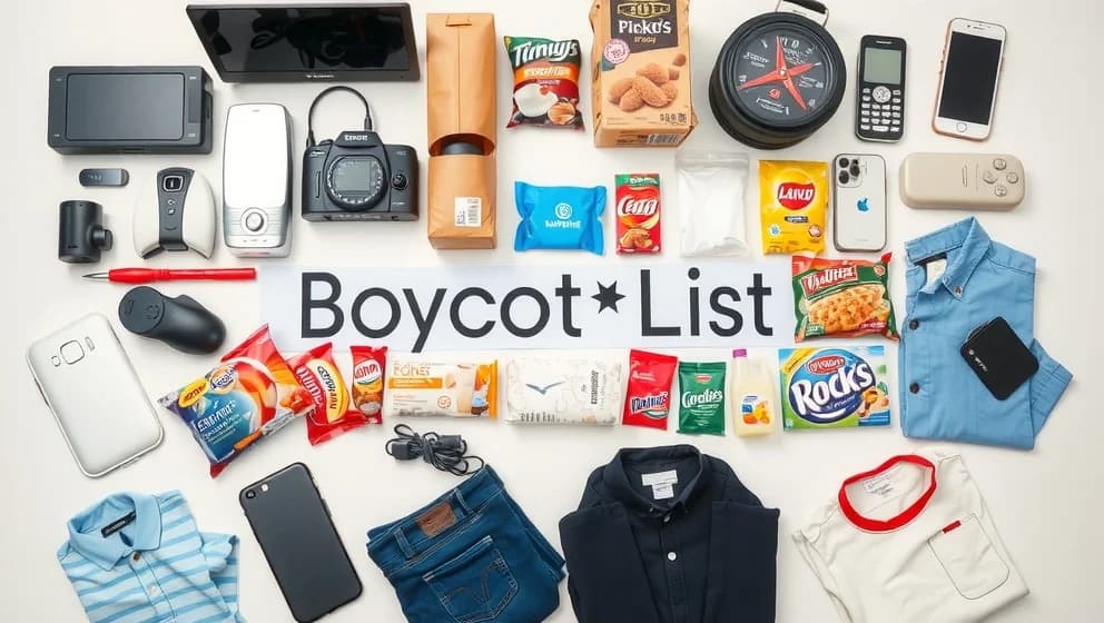 Bojkotta amerikanska varor lista