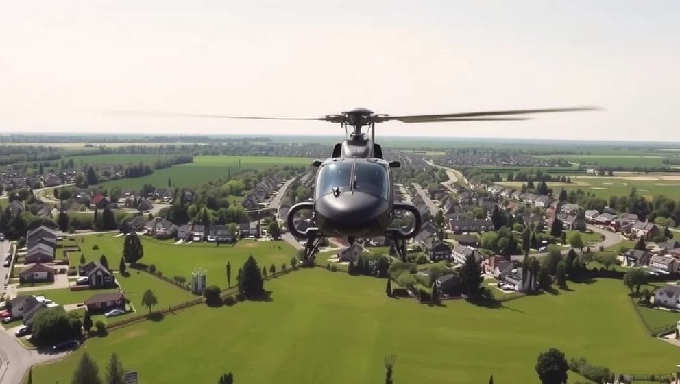 Helikopter upplands väsby idag