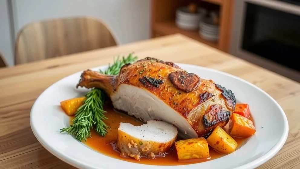 Helstekt fläskfile i ugn blir saftig och perfekt