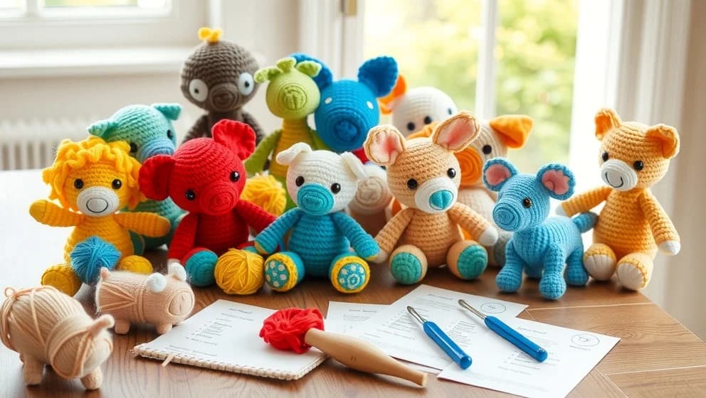 Virka gosedjur mönster gratis online